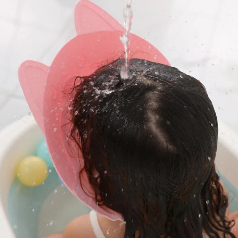 Baby Shampoo Cap Adjustable Waterproof Bath Visor