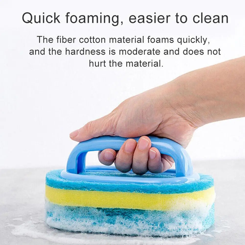 Sponge Cleaning Brush Kitchen & Bathroom Scrubber
