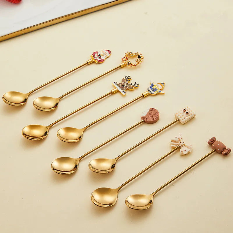 304 Stainless Steel Coffee Spoon – Modern Minimalist Dessert Stirring Spoon Main image