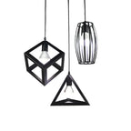 Retro Industrial Geometric Chandelier for Bar & Restaurant