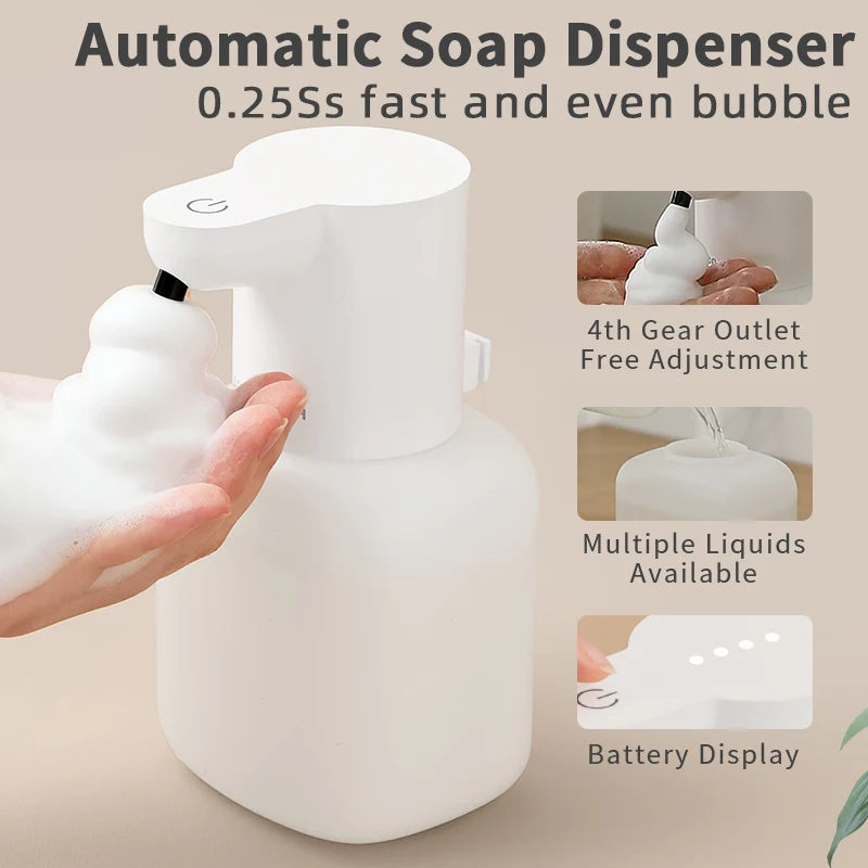 Wall Mounted Automatic Soap Dispenser 500ML Rechargeable Sensor Foam Dispenser Secondary image