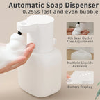 Wall Mounted Automatic Soap Dispenser 500ML Rechargeable Sensor Foam Dispenser
