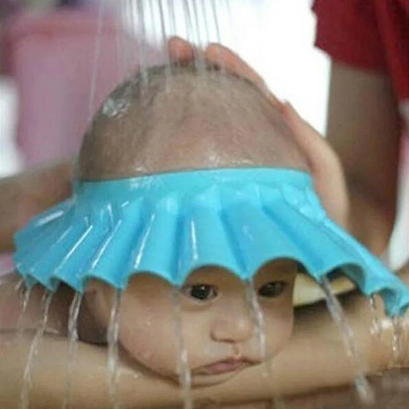 Adjustable Baby Shampoo Cap Waterproof Bath Hat Main image
