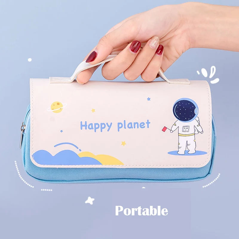 3D Kawaii Pencil Case Cute Waterproof Decompression Pen Pouch