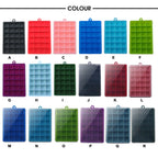 24-Hole Silicone Ice Cube Tray with Lid Square Ice Mold for Drinks & Cocktails