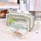 Large Capacity Pencil Case Stationery & Cosmetics Storage Bag