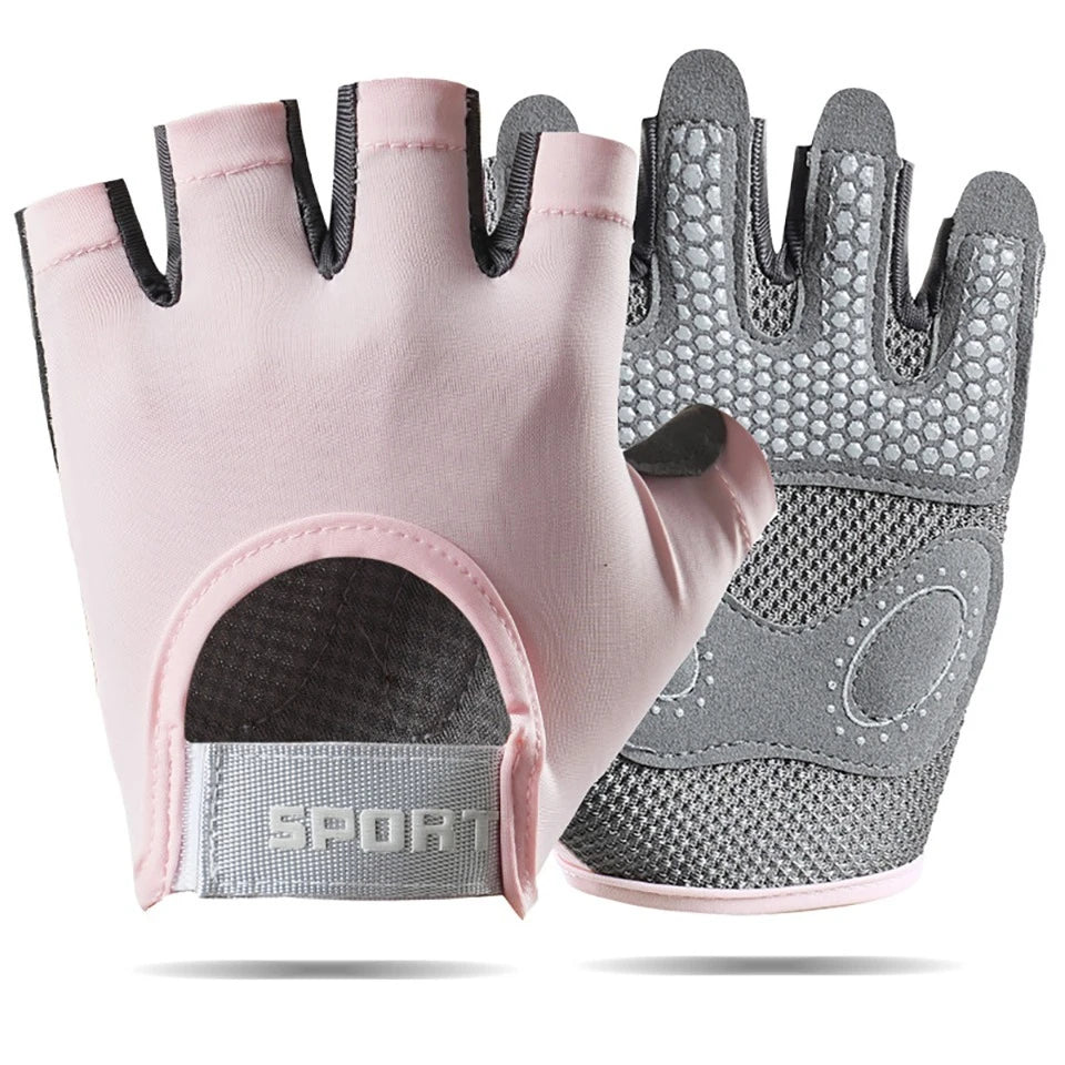 Cycling Gloves Half Finger Anti Slip Breathable Gym MTB Fitness Main image