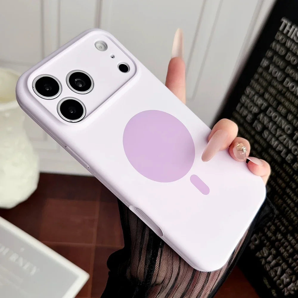Liquid Silicone iPhone Case - Soft Colour Shockproof Cover