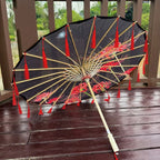 Buy 70cm Chinese Silk Tassel Umbrella