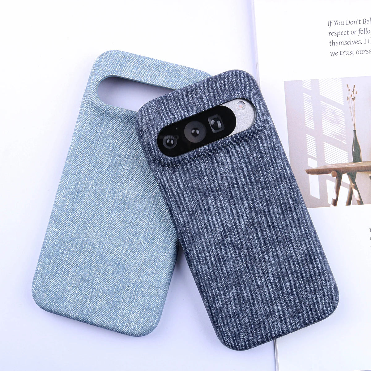 Luxury PU Leather Case for Google Pixel 6 7 8 9 Pro Cover