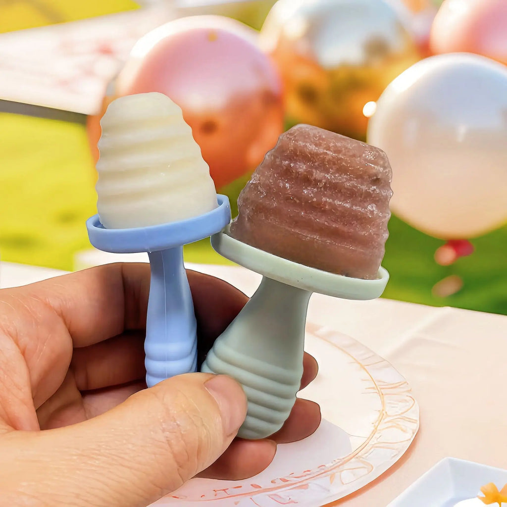 Baby Silicone Ice Cream Mold – Non-Toxic Ice Cube Tray & Breast Milk Storage