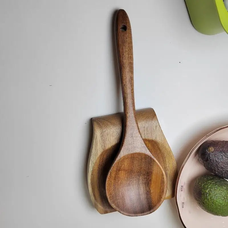 Wooden Spoon Rest Kitchen Utensil Holder Main image