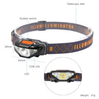 Mini Waterproof LED Headlamp 3 Modes Head Light