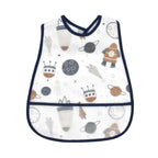 Cartoon EVA Waterproof Baby Bib with Pocket Feeding Apron