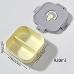 WORTHBUY Portable Lunch Box Leakproof Microwave Safe Bento Box