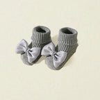 Baby Girl Bow Ankle Socks Soft Cotton Anti-Slip Toddler Socks