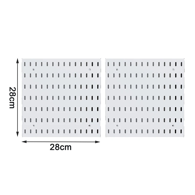 DIY Wall Pegboard Kit Wall Shelf Display Organizer Panel