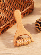 Wooden Roller Massager for Face, Neck, Shoulder & Body Relaxation
