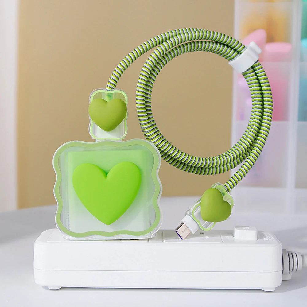 3D Pink Flower iPhone Charger Cover 18W/20W