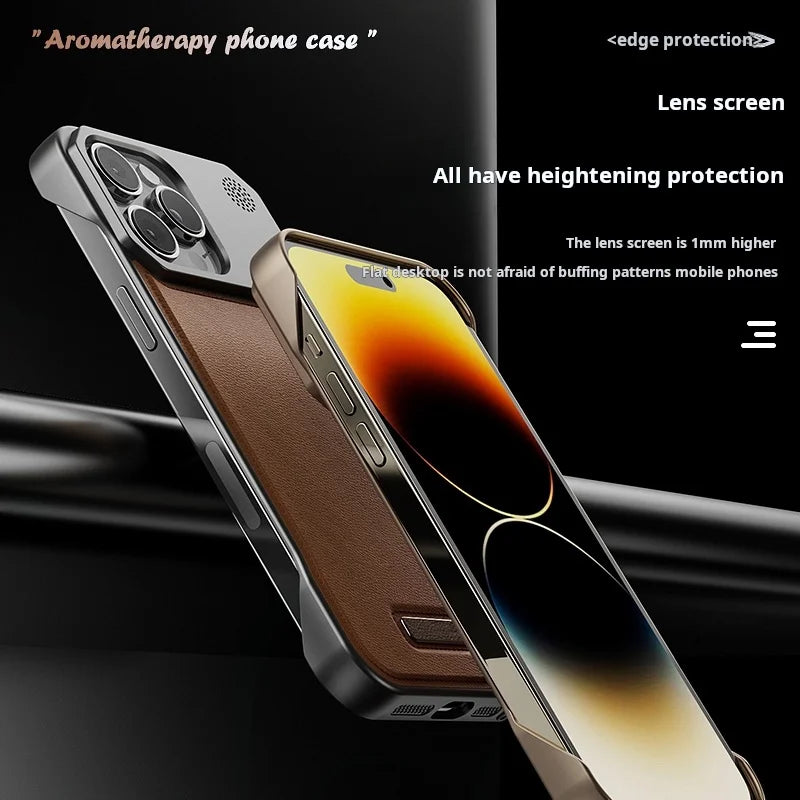 Business Leather MagSafe Case for iPhone 11 12 13 14 15 16 17 Pro Max