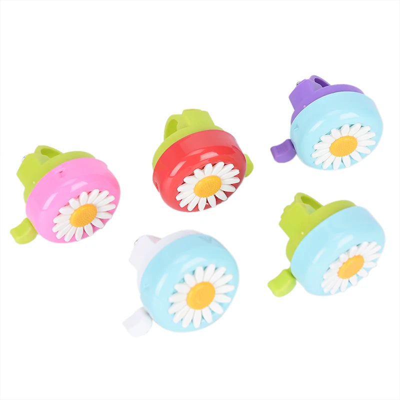 Kids Flower Bicycle Bell Colorful Bike Horn for Children's Handlebars