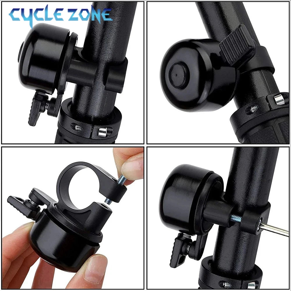 MTB Bicycle Bell Aluminum Alloy Loud Bike Handlebar Safety Ring