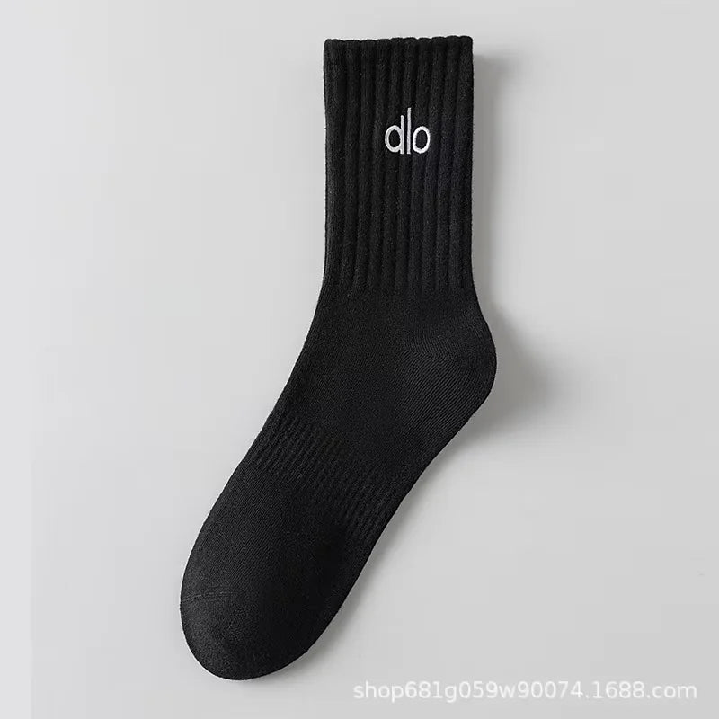 Men's 100% Cotton Winter Socks Thick Anti Odor Basketball Large