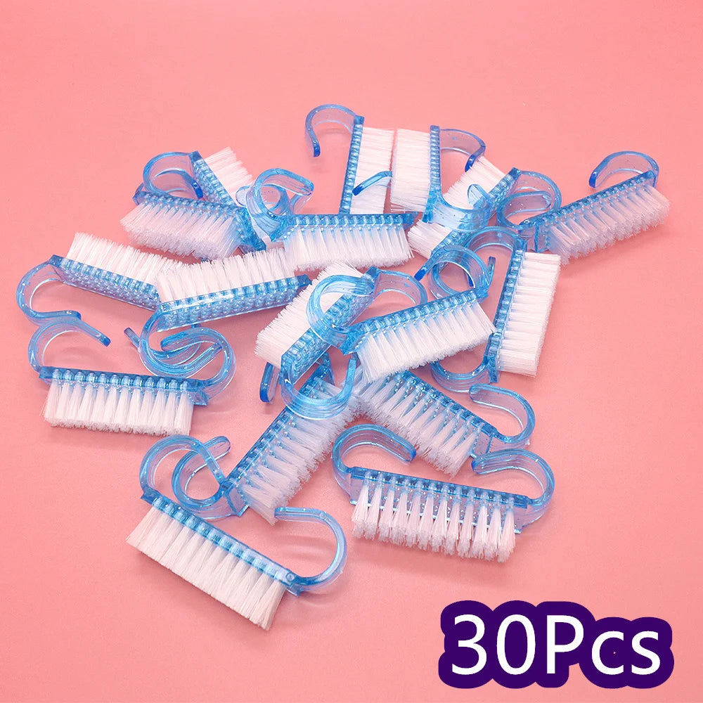 Acrylic Nail Art Brush Set Dust Removal Cleaning Manicure Tools