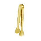 Small Gold Serving Tongs – Stainless Steel Mini Buffet & Appetizer Tongs