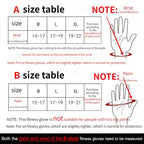 Workout Gloves Half Finger Wrist Wrap Gym Weight Lifting Cycling