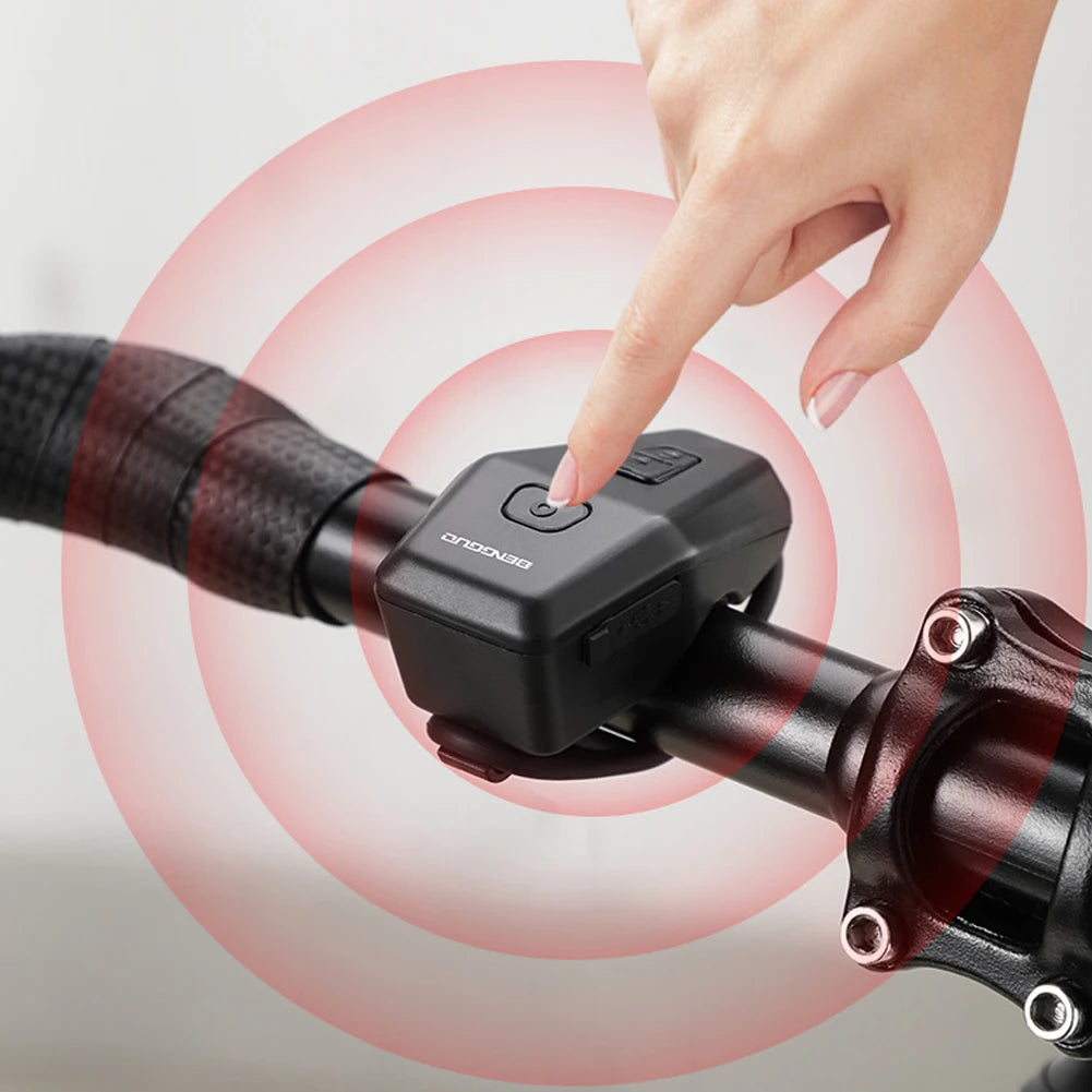 USB Rechargeable Electric Bike Bell Waterproof Bicycle Safety Horn
