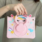 Cartoon Horse iPad Case A19 A16 12th 10th Air 4 5 Pro 11 Cover