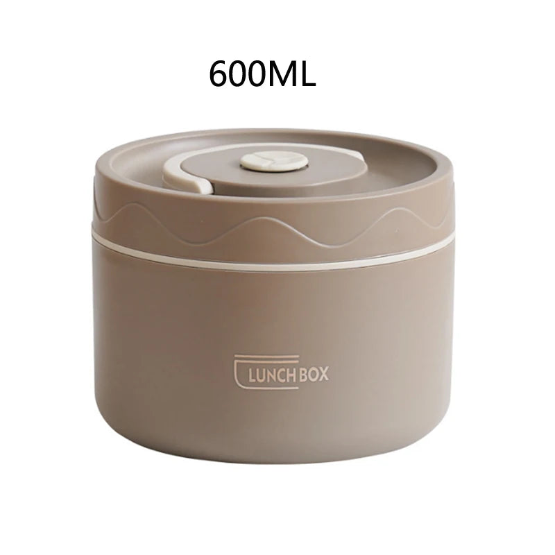 304 Stainless Steel Insulated Lunch Box Double Layer Sealed Food Container with Bag