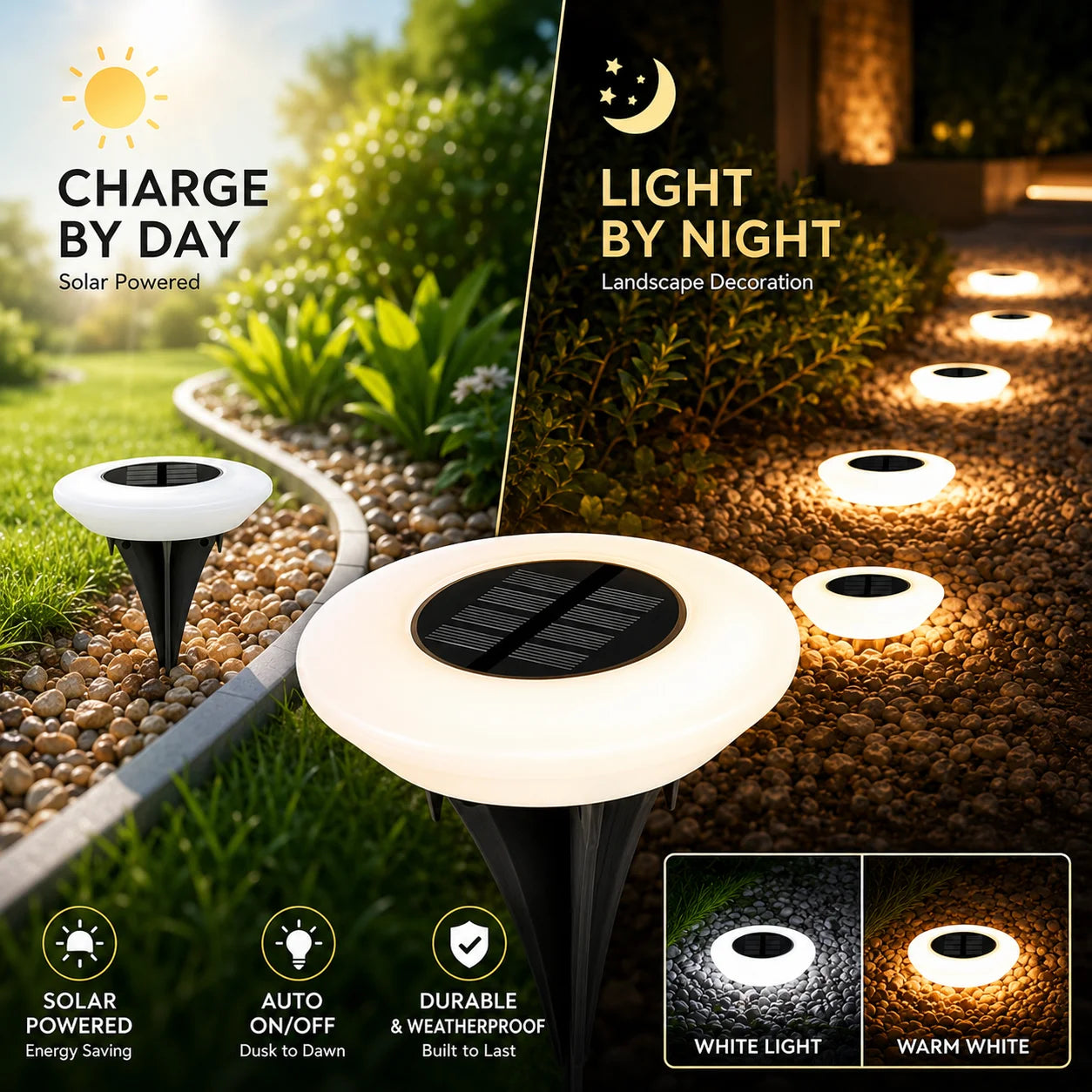 14 LED Solar Ground Lights