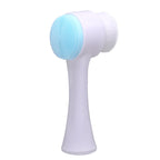 3D Silicone Facial Cleansing Brush Double Sided Soft Exfoliator
