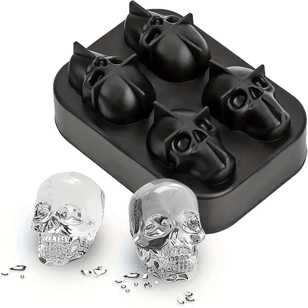 Diamond Rose Gun Shape Ice Cube Mold Silicone Cocktail Ice Maker Tray