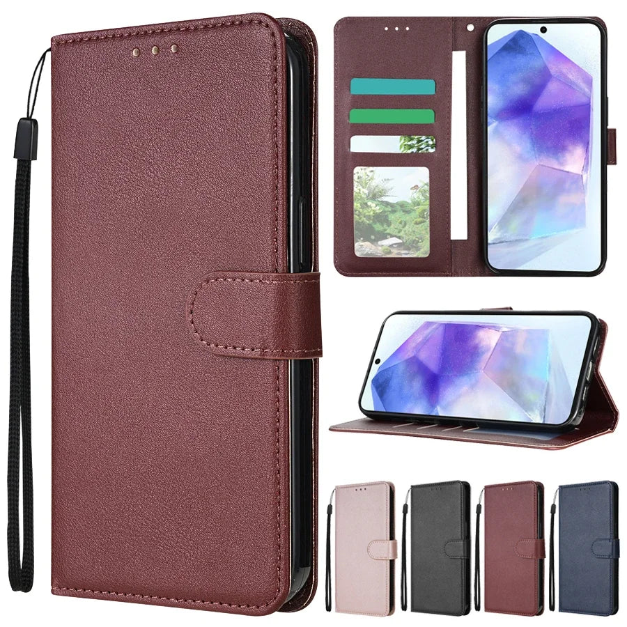 Wallet Flip Leather Case for Samsung Galaxy A Series 5G Phones