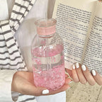 600ml Cute Bow Water Bottle Leak Proof Portable Drink Cup