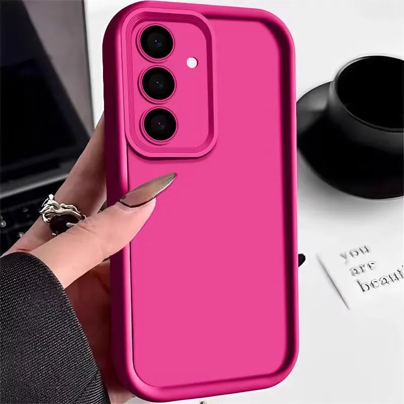 Candy Color TPU Case for Samsung Galaxy S23 S24 S25 S26 & A Series