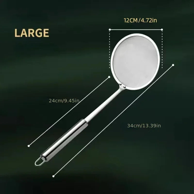 Stainless Steel Skimmer Spoon Fine Mesh Strainer