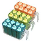 8 Grid Silicone Ice Pop Mold – Reusable DIY Ice Lolly Maker Tray
