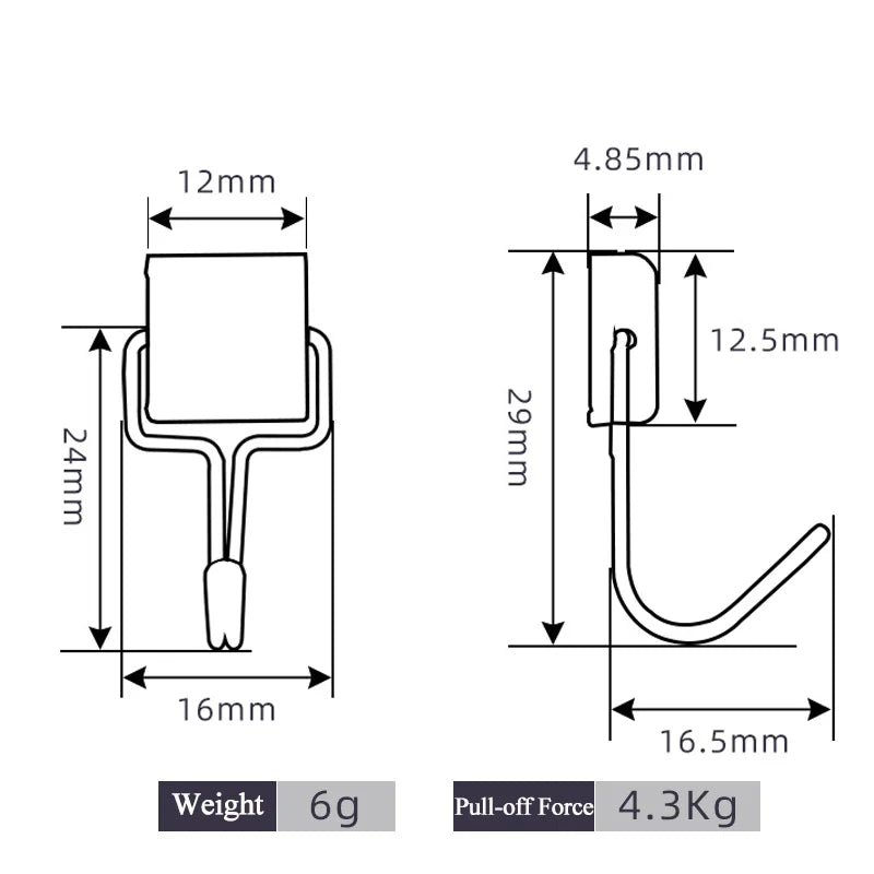 Strong Magnetic Hooks