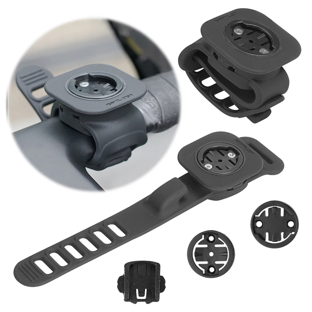 Silicone Bike Computer Mount Non-Slip Handlebar GPS Holder MTB Main image