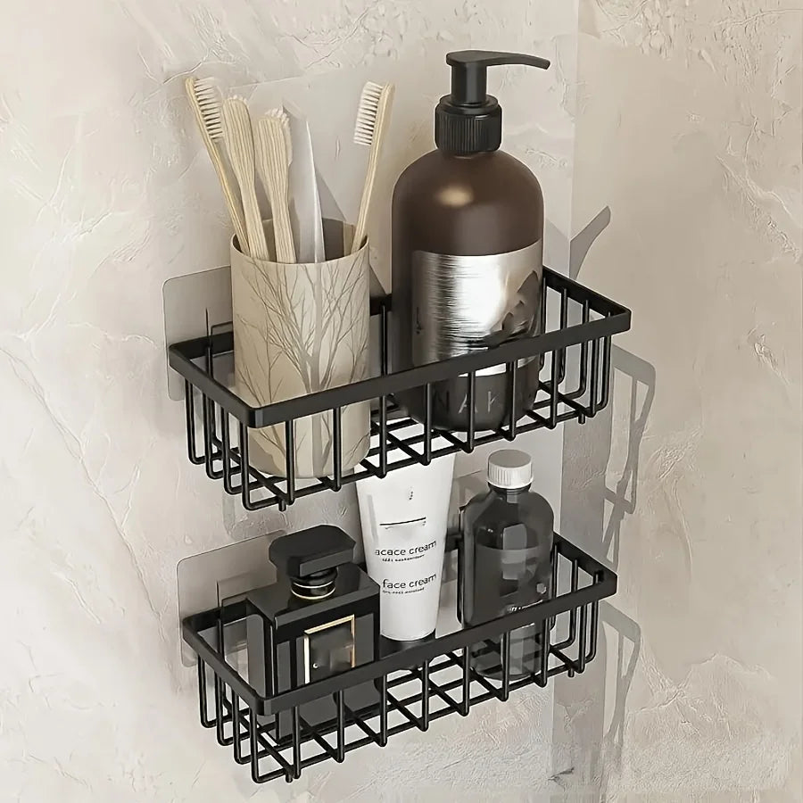 Kitchen Sink Organizer No-Drill Sponge & Brush Storage Rack Secondary image