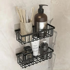 Kitchen Sink Organizer No-Drill Sponge & Brush Storage Rack