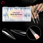 Stiletto Dual Form Nail Tips Acrylic Gel Extension Mold Kit