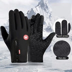 Winter Cycling Gloves Men Women Thermal Waterproof Touchscreen Warm