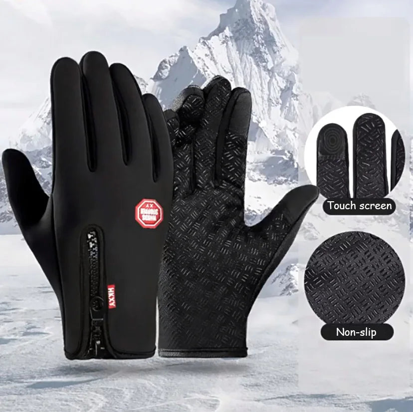 Winter Cycling Gloves Men Women Thermal Waterproof Touchscreen Warm Main image