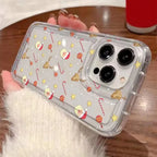 Christmas Clear Case for iPhone 16 15 14 13 12 11 Pro Max
