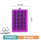 Large Silicone Ice Cube Tray Jumbo Square Ice Maker Mold (4/6/8/15 Grid)